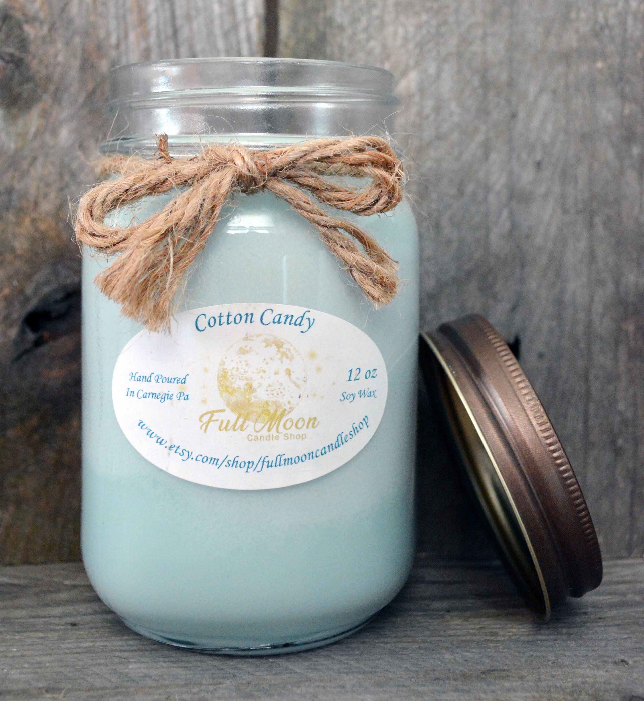 Cotton Candy 12 Oz Soy Candle 